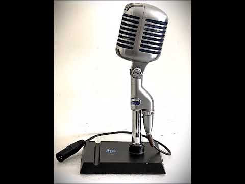 Vintage 1950's Shure 55S Dynamic Microphone, original, working, w/stand & cable image 12