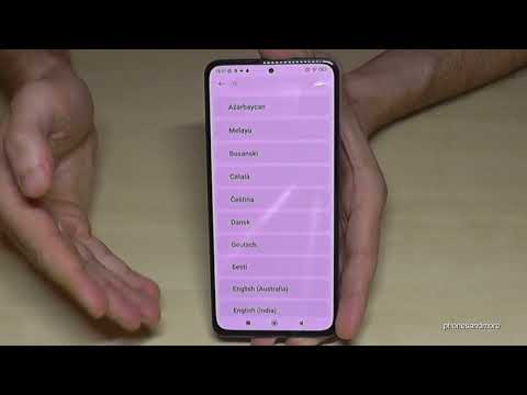 Poco F4: How to change the language?