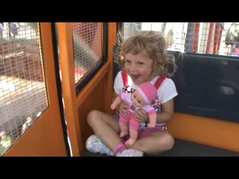 Abby on Mickey Mouse ferris wheel - CA adventure park