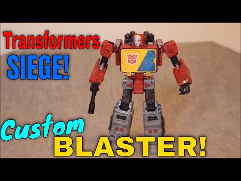 Transformers WFC Siege CUSTOM Autobot Blaster - GotBot True Review NUMBER 563
