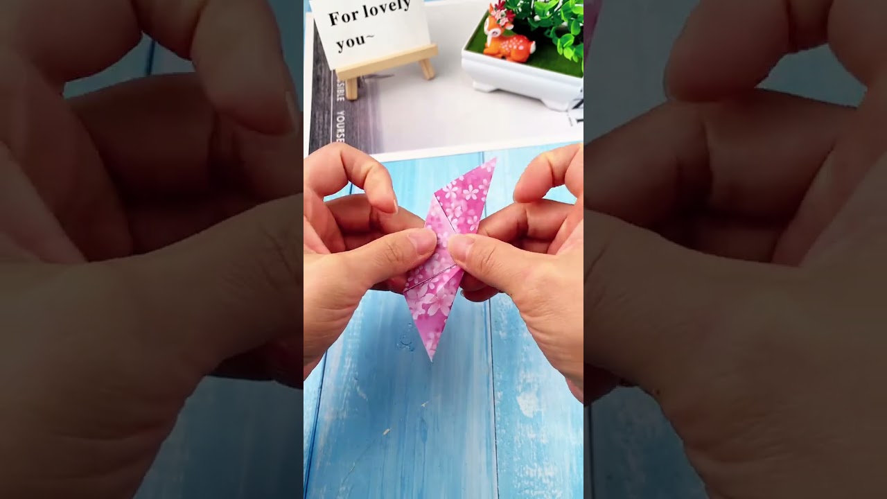 漂亮的拉花折纸教程