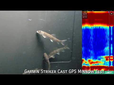 Garmin Striker Cast GPS Minnow Test