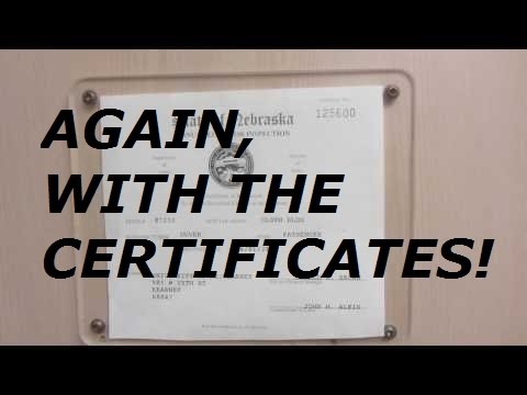 Replaced with Dover Impulse!  hydraulic elevator at Olsen building UNK