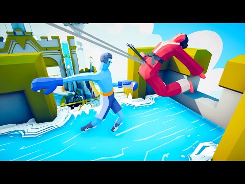 2x FISHERMAN and BOXER vs EVERY UNIT 🥊🦈🥊 | Totally Accurate Battle Simulator TABS
