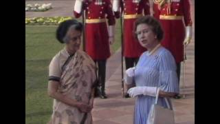 The Queen visits New Delhi, 1983 video