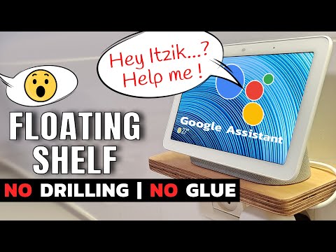 Small Wooden Floating Shelf HACK - NO Drilling NO Glue  Google Nest Hub :  28 Steps (with Pictures) - Instructables