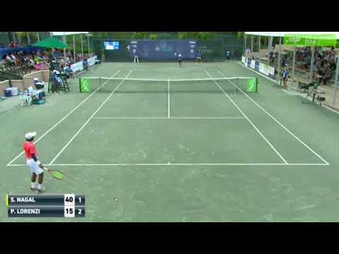 Sumit Nagal vs Paolo Lorenzi - ATP Savannah Challenger SF Highlights