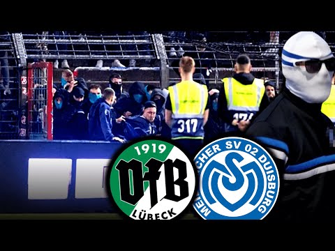 Duisburg stürmt Innenraum - Lübeck reagiert! (Tumulte & Rennereien)