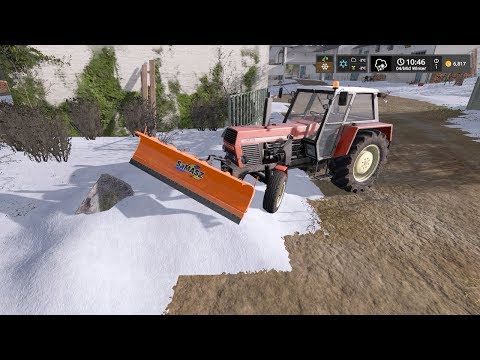 Plowing snow | Seasons | The Valley The Old Farm | Farming Simulator 2017 | Episode 12