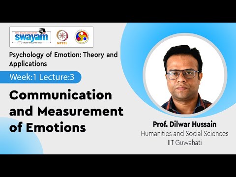 Psychology of Emotion Theory and Applications Introduction Video