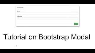 Bootstrap Modal - Complete Tutorial