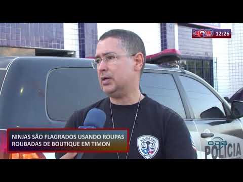ROTA DO DIA (25.10) Homens flagrados com roupas roubadas em Timon