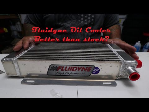 6.0 Powerstroke oil cooler delete. Fluidyne oil cooler first impressions and review.