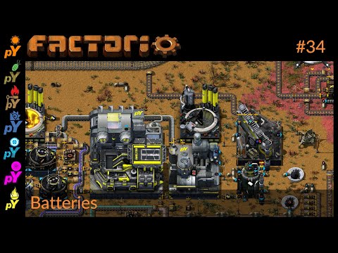 Batteries | Part 34 | Factorio PyAE | Pyanodons Alternative Energy