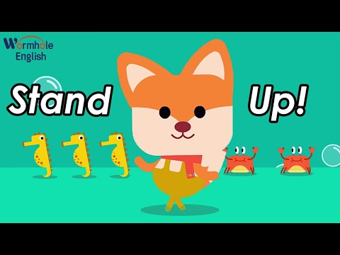 Can You Stand Up? ♫ | Action Song | Wormhole Learning - Songs For Kids