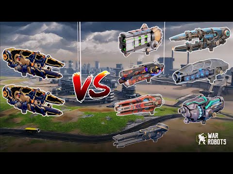 WR🔥Ultimate Scourge VS Medium Weapon Comparison |WAR ROBOTS|