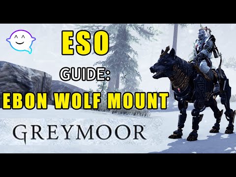 ESO - How to get the Dwarven Ebon Wolf Mount FAST