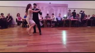 Silvana Prieto y Matías Alemán en La Friulana Tango. Bailan: Nada más (cámara 2)