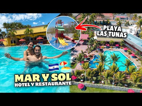 Así es HOTEL y RESTAURANTE Mar y Sol en El Salvador 🇸🇻🏖 ¿Vale la pena?
