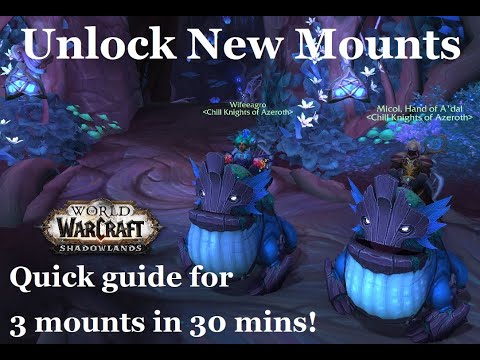 100% drop rate mounts in Ardenweald and how to obtain them