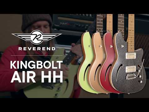 Reverend Kingbolt Air HH - Roasted Maple - Black Sparkle image 10