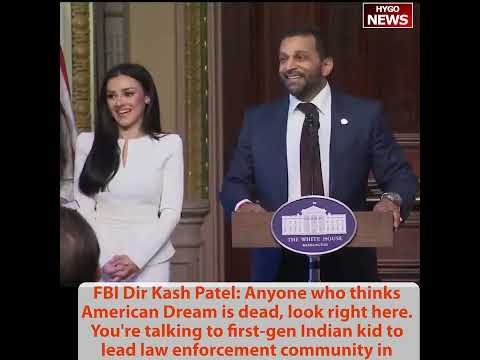 FBI Director Patel: 'First-Generation Indian Kid Leading Law Enforcement in the Greatest Nation on Earth'