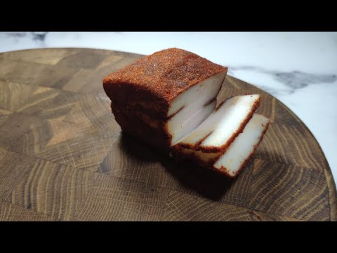 Cooked pork fat (salo), an old Ukrainian recipe, very tasty