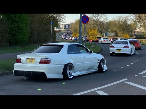 CRAZY MODIFIED JDM CARS LEAVING JAPFEST 2022 - (Part 2) Evos, Skylines, JZX, Supras etc