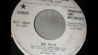 I Got The Hoss ( and She Got The Saddle) by Mel Tillis from his album Love's Troubled Waters.