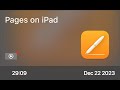 Pages On IPad Preview