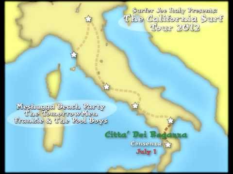 California Surf Music Tour of Italy 2012