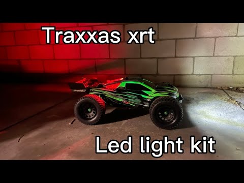 Traxxas XRT led light kit install! Traxxas #7885
