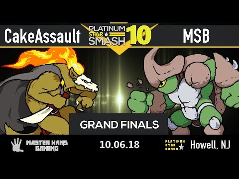 Platinum Star Smash 10 - CakeAssault (Forsburn, Zetterburn) vs MSB (Kragg) - Grand Finals