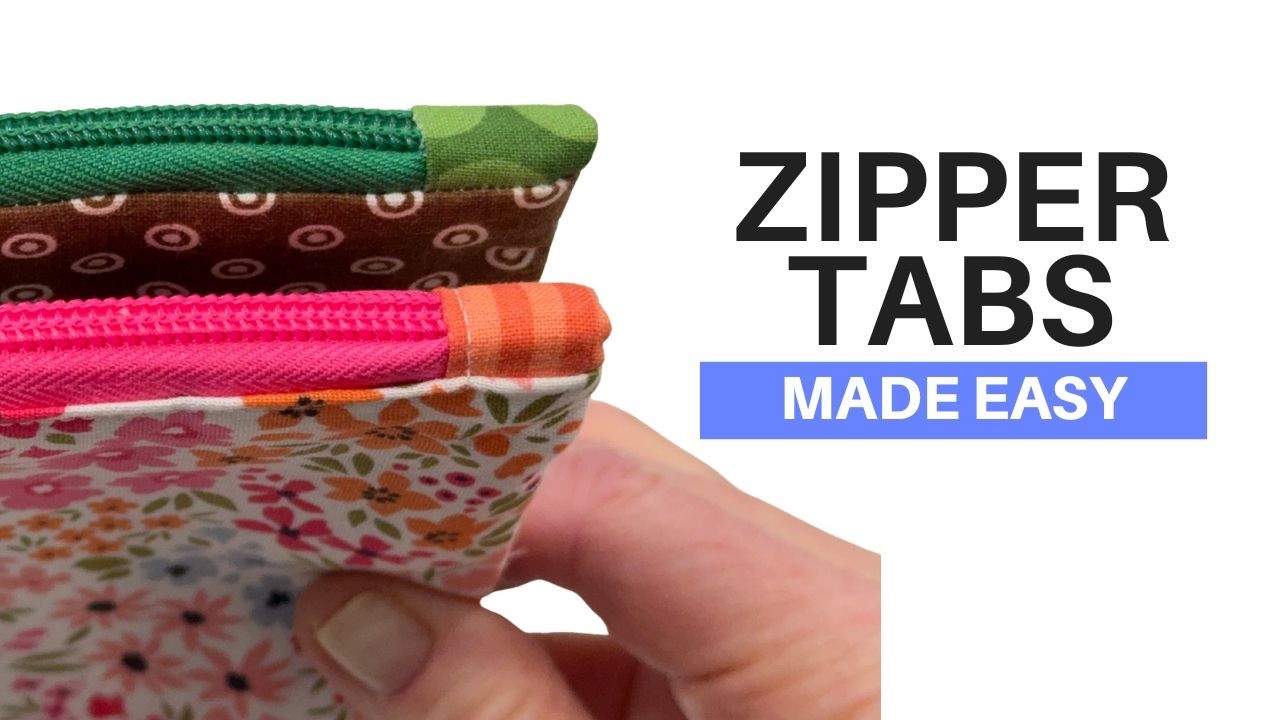 How to Make Zipper Tabs | Best Looking Method for Beginners