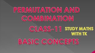 Download the video "Chapter 7 Permutations And Combinations(Basic, Example ) Class 11 Maths NCERT"