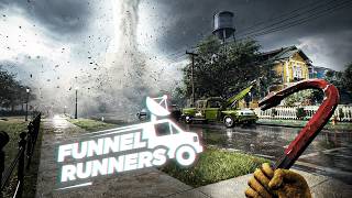 Funnel Runners - Será que dá pra escapar do TORNA​DO EF5? (PC)[4K]