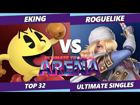 Ultimate Tropical Arena - EKING (Pac-Man) Vs. roguelike (Sheik) SSBU Ultimate Tournament