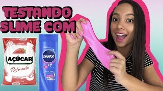 SLIME DO INSTAGRAM COM SHAMPOO E AÇUCAR