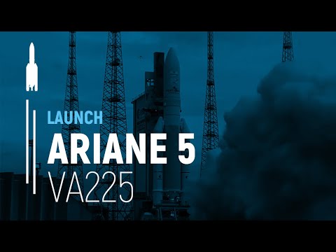 Flight VA225 – EUTELSAT 8 West B / Intelsat 34 | Ariane 5 Launch | Arianespace