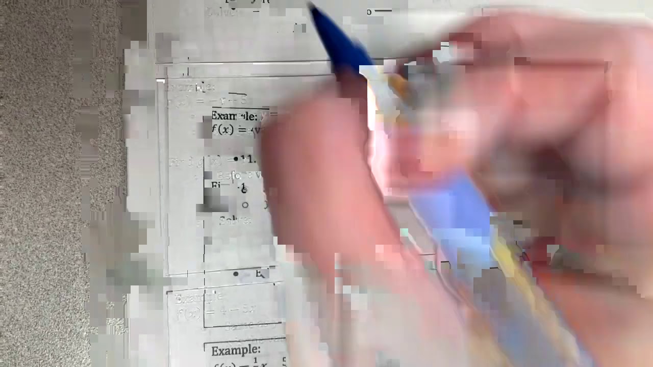 Algebra 1 Function Notation Notes