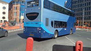 NCT ROUTE NAVY LINE 4 PASSING 2 MAID MARIAN WAY - ADL Enviro400 637 - YN14MVK