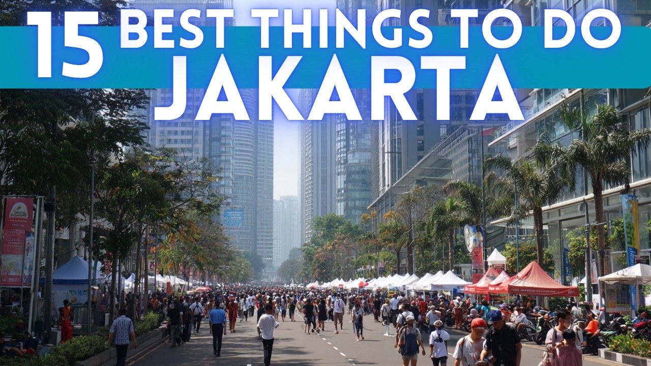 Best Things To Do in Jakarta Indonesia 2025 4K