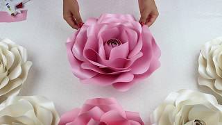 Diy Rose Tutorial (Large Size Paper Rose)