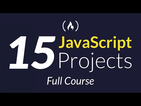 Build 15 JavaScript Projects - Vanilla JavaScript Course
