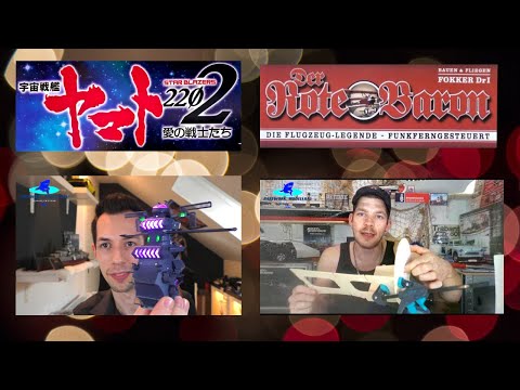 Hachette JP Space Battleship Yamato Part 45 & 46 / DeAgostini Fokker Dr I "Der Rote Baron" Part 1!