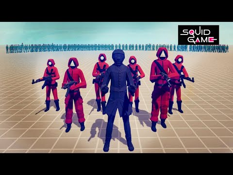 SQUID GAME SQUAD vs 100x EVERY UNIT - Totally Accurate Battle Simulator TABS