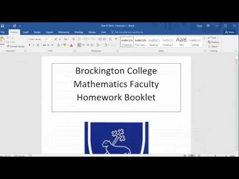 Free Maths Homework Booklets - Maths ROTW 5 (2016/17)