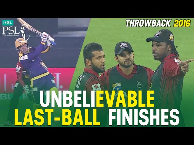 Best of HBL PSL | Highlights | Lahore Qalandars vs Quetta Gladiators | HBL PSL 2016