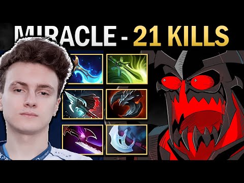 Shadow Fiend Dota Gameplay Miracle with 21 Kills and Pike