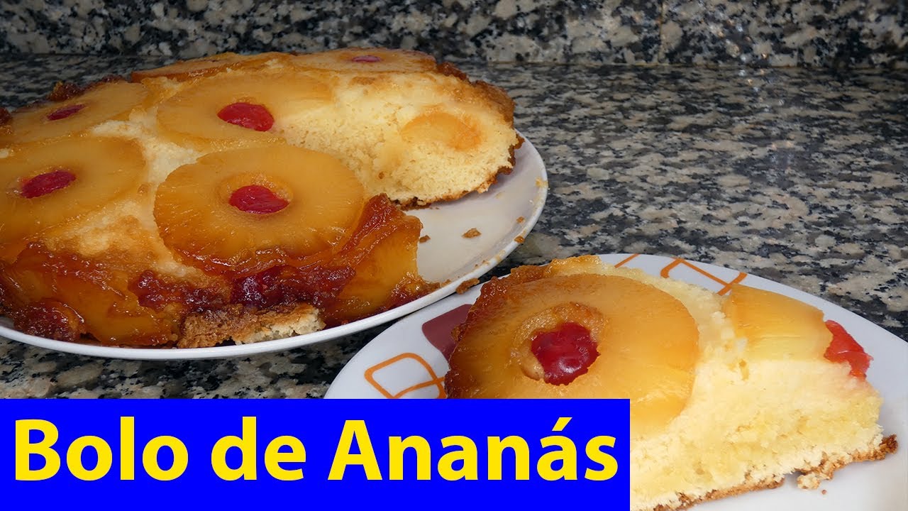 Como Faço Bolo de Ananás